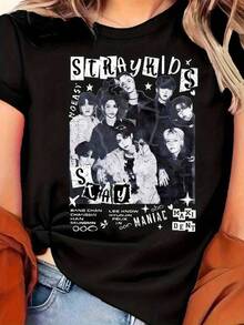 Women Outdoor Tees & Tanks - Black - View 1