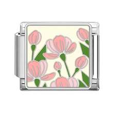 1件套模块化串珠手链DIY套装,包含花朵、海洋、眼睛、月亮、心形元素,适合作为派对/节日礼物送给朋友/情侣,设计精美,不锈钢材质。 - M290345 - 查看 20