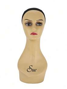 18" Lifelike Mannequin Head For Wigs – Female Display Stand With T-Pins - 預設 - 查看 11