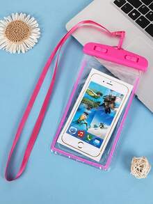 Universal Waterproof Phone Pouch, Waterproof Mobile Phone Bag - It Has A Luminous Function, Waterproof Cell Phone Dry Bag, Waterproof Phone Case, Phone Waterproof Bag, Compatible With Iphone 17 16 15 14 13 Pro Max Plus Air, For Swimming, Rafting, Diving, Underwater Photography, Beach, Outdoor Sport, Travel, Holiday, Pool, Outdoor Sports. - Multicolor - View 14