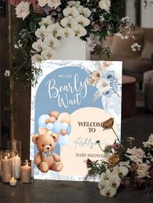 1 bảng chào mừng lễ rửa tội cho bé "Chúng tôi không thể chờ đợi" tùy chỉnh, phụ kiện chụp ảnh, trang trí tiệc sinh nhật, phòng trẻ em, tiệc cưới, tiệc tiết lộ giới tính, trang trí lễ tốt nghiệp, có thể tùy chỉnh tên và ngày tháng, bảng chào mừng lễ rước lễ. - Nhiều màu - Xem 8