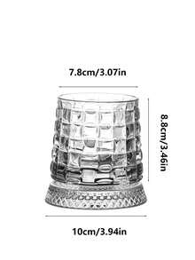 Copo de Vidro Giratório de Cristal Premium, Copo de Uísque, Copo de Licor, Utensílios de Vidro de Alta Qualidade, Copo Giratório Antiestrés, Copo de Uísque de Vidro Gravado, Utensílios de Vidro de Luxo para Mulheres, Copo de Licor Premium, Copo Giratório, Elegante Copo de Uísque de Cristal, Copo de Cerveja Giratório Antiestrés e Inquebrável - Um copo giratório - Visão 8