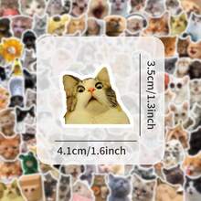 104 Pcs Funny Cat Stickers - Whimsical Feline Decals For DIY Journals, Phone Cases & Water Bottles - 104PCS - View 4