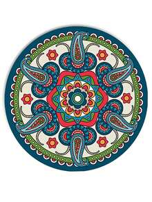 1 pieza Posavasos de té resistente al calor, lindo tapete de mesa de comedor, almohadilla antescaldadura para ollas, salvamanteles de goma de alto valor, salvamanteles resistente al calor para ollas calientes - Multicolor - Ver 9