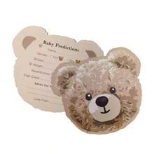 10/20/30张婴儿性别揭晓卡片及揭晓游戏 - 可爱小熊/服装指南及建议 - 婴儿派对装饰，适用于婴儿派对、洗礼、生日及其他场合 - 彩色 - 查看 6