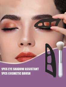 1/2/3pcs Eye Makeup Tool Set - Eye Shadow Stencils And Guide, Precise Application Template, Beginner Makeup Assistant Set - Eye Shadow Makeup Tools, 1-Minute Quick Makeup Template, Eye Shadow Mold, Suitable For Female Beginners, Can Makeup Anytime Anywhere - Multicolor - View 7