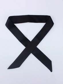 1 pieza Bufanda de mujer de unicolor, adecuada como chal, accesorio para la cintura, bufanda larga para viajes, exteriores y uso diario - Multicolor - Ver 14