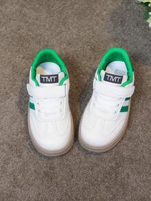 2026 Spring/Autumn New 1 Pair Unisex Kids/Youth White Casual Sneakers, Multi-Functional Versatile Suitable For All Seasons - Green - View 6