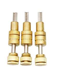 Newest GOSO Original Two-Row Semi Circle Keyway 11 Pins Dimple A.B KABA Locksmith Toolkit Tools Spring Loaded Bump Lock Tools - 3-piece Set - View 2