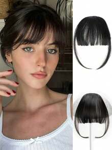 Synthetic Bangs, Natural Bangs Wig, Short Invisible Clip-In Hair Extensions, Hair Pieces, For Women For Barber Salon Beauty Travel Essential,Hair Products,Hair Cares,Hair Accessories - Multicolor - View 20