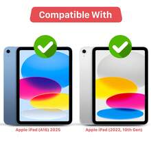Vena For Apple Pad A16 Case Clear, Pad 10th Generation Case, Pad 11th Generation Case, Detachable Y-Fold Stand With Pencil Holder, Lavender - 薰衣草 - 查看 6