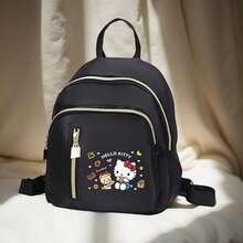 SANRIO 1 chiếc balo mini thời trang Kitty & Kuromi, kiểu dáng học sinh, quai điều chỉnh được, thiết kế tối giản nhẹ nhàng, phù hợp cho việc đi làm hàng ngày, đến trường, du lịch, công sở dành cho học sinh. - Nhiều màu - Xem 3