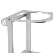 Manual Drip Coffee Machine Stand Small Aluminum Style B - Silver - View 3