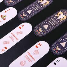 54pcs Answer Playing Cards + Velvet Storage Bag - Navy Blue - View 10