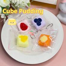 1个立方体软萌玩具 - 解压玩具 - 挤压玩具 - 软萌玩具 - 指尖玩具 - 史迪奇玩具 - 旅行玩具 - 课堂指尖玩具 - 迷你洗澡玩具 - 圣诞文具减压球，生日礼物，完美礼物，复活节礼物，圣诞节礼物，万圣节礼物，平安夜礼物 - 彩色 - 查看 3