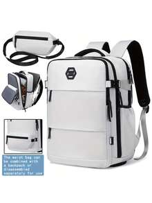 Two Pieces Backpack, Waist Bag, Men's Large Capacity Lightweight Travel Bag, Business Travel Carry On Luggage Bag, Hiking Backpack, High School And College Students' Back To School Backpack, Suitable For Men And Women's Multifunctional Backpacks - Multicolor - View 10