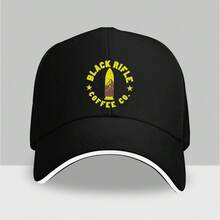 1pc Black Rifle Dark Coffee Baseball Cap - Lightweight Sporty Outdoor Hat With Rifle Design, Machine Washable For Running, Gym,, Travel - Autumn/Winter Casual Wear & For Halloween/Christmas/Thanksgiving Events (Non-Stretch - Màu xám đen - Xem 1