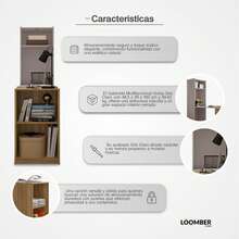 Gabinete Multifuncional Goias Cacao Loomber - Beis - Ver 3
