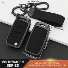 Premium Car Key Shell Case For Magotan Passat Golf Tiguan Jetta Lavida Octavia | Anti-Scratch, Dust-Proof, Zinc Alloy Material - Bracelet - View 3