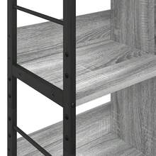 vidaXL Bücherregal Graues Sonoma 82 x 32 x 112 cm Holzwerkstoff - Grau - Übersicht 8