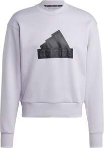 Men's Adidas Sweatshirt FURTHER REDUCED PRICE FROM £33.95 NOW ONLY £29.95 Lilac Badge Of Sport Overhead Top FREE UK DELIVERY Men's Adidas Essential Sweatshirt Lilac With Adidas Rubber Branding On Chest 65% Cotton 35% Polyester Machine Washable - Lilac Purple - View 2