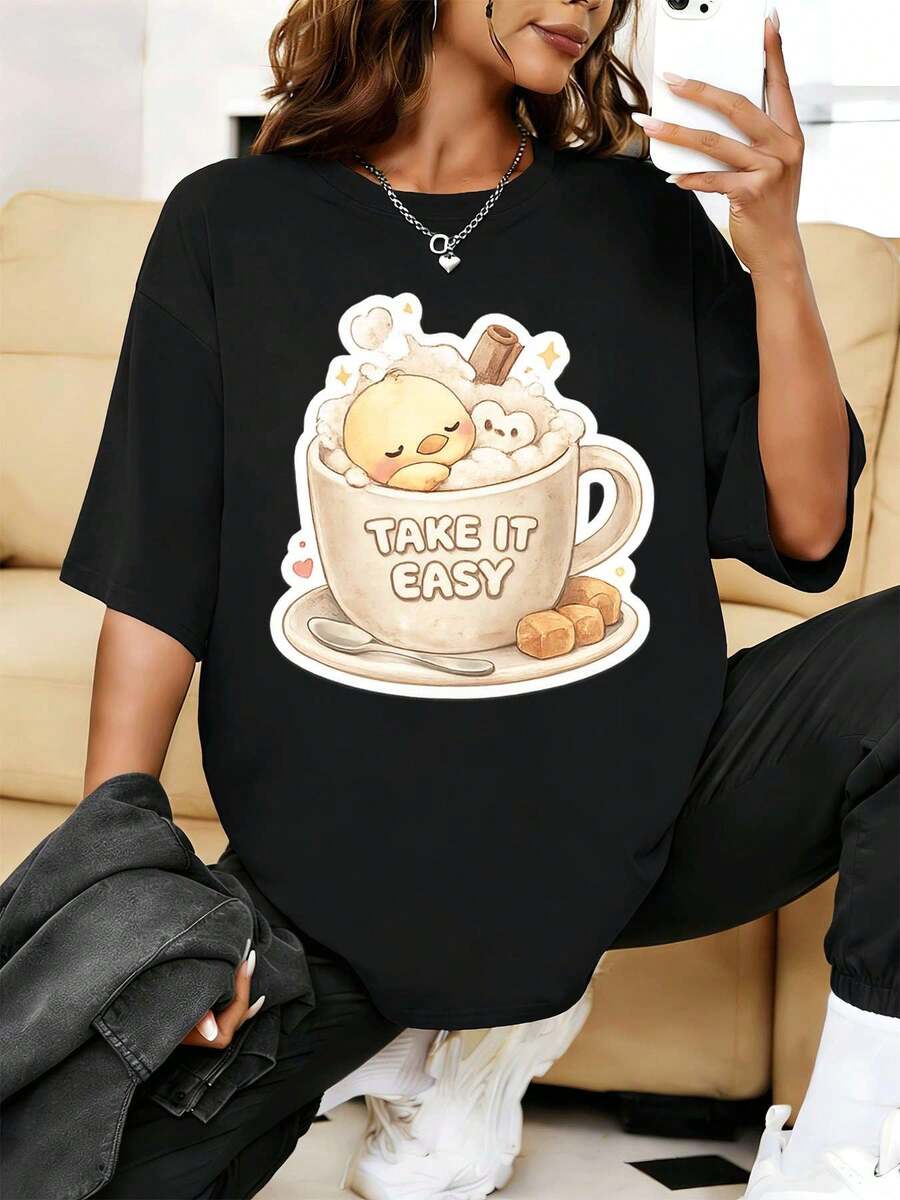 Tee-shirts pour femmes - Noir - Voir 1