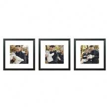Kits Quadro Porta Retrato 1 Foto de 20x20 Paspatur Branco 30x30 - Multi Fotos - Visão 15