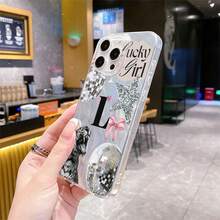 Stylish & Feather Pattern TPU Phone Case, Compatible With Apple Models, Ideal As Birthday Or Christmas Gift For Couples, Girlfriends, Daughters, Teens - Silver - View 4