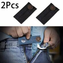 2/3/4/6pcs Adjustable Denim Waist Extender - Maternity Waistband, Suitable For Pregnant Women Jeans, Stretchable Denim Without Sewing - Multicolor - View 17