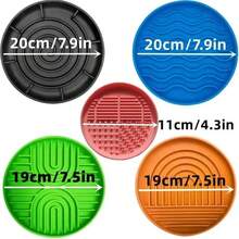 Anti-Spill Anti-Slip Pet Slow Feeder Bowl, Silicone Non-Choke Dog Food Bowl, Cat Food Dish, Pet Supplies - 100ml - View 2