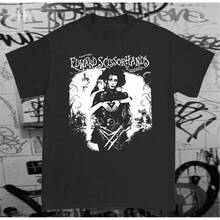 Unisex Edward Scissorhands Cotton T-Shirt - Black - View 1