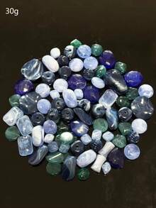 亚克力木珠混合散珠饰品材料，珠形珠子，手工DIY耳环、项链、手链、手机链珠子材料 - 彩色 - 查看 7