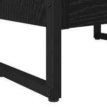 vidaXL Bücherregal Schwarz Eichen-Optik 80 x 30 x 155 cm Holzwerkstoff - Schwarz - Übersicht 9