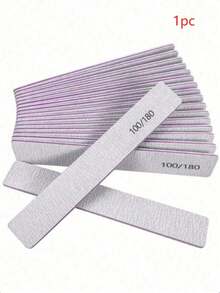 100/180 Precision Grey Sandpaper Boards. Ergonomic Hardness, Can Precisely Shape Artificial Nails And Natural Nail Edges. Double-Sided Non-Slip Sanding Surface. Reusable And Disinfectable, Professional Salon Quality. - Multicolor - View 13