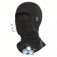 Summer Cycling Cap Sun Protection Battery-Free Outdoor Sports Headgear - Black - View 1