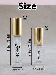 Custom Name Perfume Bottle, Personalized Travel Perfume Bottle Refillable, Customized Mini Perfume Bottle, Customizable Bridal Party Gifts, Birthday Gifts, Bridesmaid Gifts, Multifunctional, Travel, Portable, Liquid Bottle, Besties, Unique Gifts, Mom - 5ml - View 2