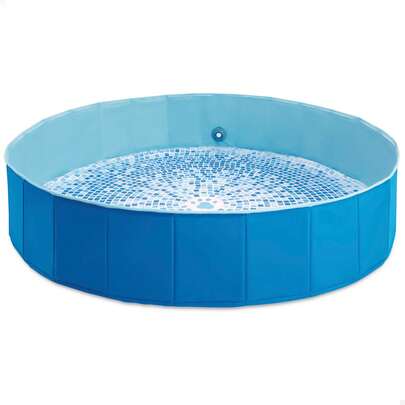 Intex Piscina plegable circular para mascotas, Ø152x30 cm, válvula vaciado, materiales resistentes, plegado compacto, montaje sencillo, piscinas plegables viaje, ,actividades verano, accesorios perros ✅ Entrega 24/48h a España (península)