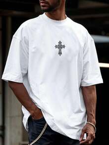 Camiseta Street Cruz Skate Skatista Camisa Blusa Unissex Masculino Feminino 100% Algodão Top Premium Streetwear Lançamento Envio Imediato Varias Cores!! Plus Size - Branco - Visão 5