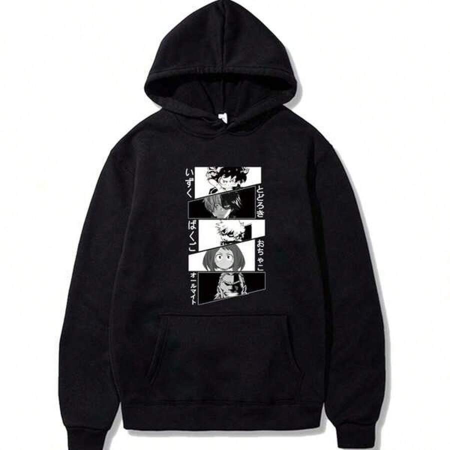 Men Outdoor Hoodies & Sweatshirts - Black - View 1