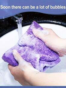 African Mesh Exfoliating Back Long Net Bath Scrub Towel Set, Loofah Towel Body Sponge For Smooth Skin, Double-Sided For Gentle, Rough Exfoliation, Effective Body Scrub, Back Scrubber For Shower Use, Premium Mesh Material, Convenient Strap Towel Design, Great For Daily Use (Purple,Pink, Brown,Black) - Nhiều màu - Xem 5