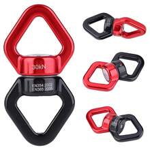 Dispositivo giratorio para exteriores de 30 KN, el conector giratorio oscilante más para escalada en roca - Rojo - Ver 6