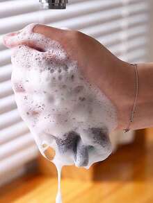 1pc Double-Sided Oil-Proof Scouring Pad Kitchen Sponge Cloth Magic Eraser Pot Scrubber Dish/Pan/Stove Cleaning New Year Gift - Double-sided Cleaning Wipe - View 7