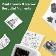 3Pcs/Box 57Mm Wide White Thermal Paper Pocket Printers And Instant Cameras Roll, Printer Thermal Paper Grayscale HD Photo Thermal Paper - Multicolor - View 6