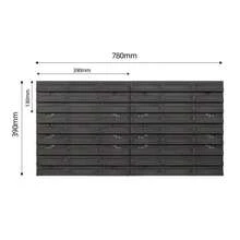39 Compartment Wall Mounted Parts Storage Rack With Hooks, Plastic Workshop Tool Organizer Box Suitable For Screws And Nails - A - View 9