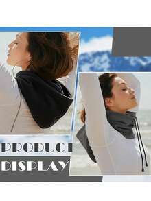 Ski Mask Balaclava For Women Men, Fleece Face Winter Masks Windproof Hooded Scarf Hat Thermal Face Cover Neck Warmer - A - View 6