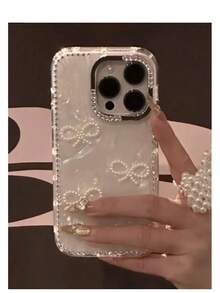 1pc Luxury Electroplated Rhinestone Edged Shiny Star Transparent Full Body Shockproof Phone Case, Compatible With IPhone 17/17 Air/17 Pro/17 Pro Max, 16, 16 Pro, 16 Plus, 16 Pro Max, 15, 14, 14 Pro Max, 13, 12, 11 - Kiểu 3 (1 chiếc) - Xem 9