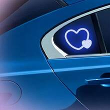 2026 New Solar Powered LED Double Heart Neon Light, Car Atmosphere Lamp, Wireless, Design, 7 Romantic Lighting Modes, Automatic Sensor Rear Window Decor, Essential For Couples & Female Drivers, Creative Personalized Interior Decor, Soft Halo Creates Romantic Ambiance, Perfect Mother's Day & Wedding Gift, LED Heart Lamp - Multicolor - View 11