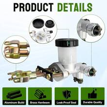 Cilindro Maestro Freno Hidráulico Para 90cc 110cc 125cc 150cc 200cc 250cc, Cilindro Maestro De Freno Hidráulico Para Karts De 90 Cc, 110 Cc, 125 Cc, 150 Cc, 200 Cc Y 250 Cc Sunl Bms, Kandi, Roketa, Kazuma Y Kinroad Atv - A - Ver 7