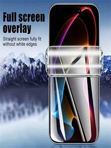 6 Pack Flexible Film Compatible With IPhone 17-X Series Screen Protector [NOT GLASS], Non-Breakable Soft TPU Hydrogel Film Compatible With IPhone 11-17 Series, Invisible Thin, Scratch Resistant, Self-Healing - Clear - View 7