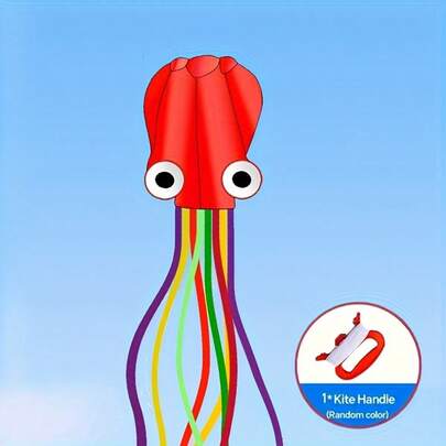 Soft Octopus Kite, Octopus Kite, 157 Inches Octopus Kite, Multi-Colored Kite Suitable For Outdoor Beach Park Games And Entertainment